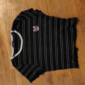 Black and White Striped, Cropped, Forever 21